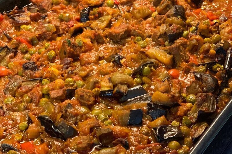 FIRINDA ETLİ PATLICAN KEBABI